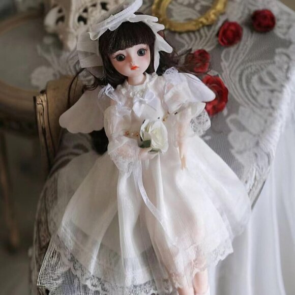 1/6 Bjd Doll Ball Jointed Blythe Doll Smart with Clothes Anime Bjd Myou Kawaii